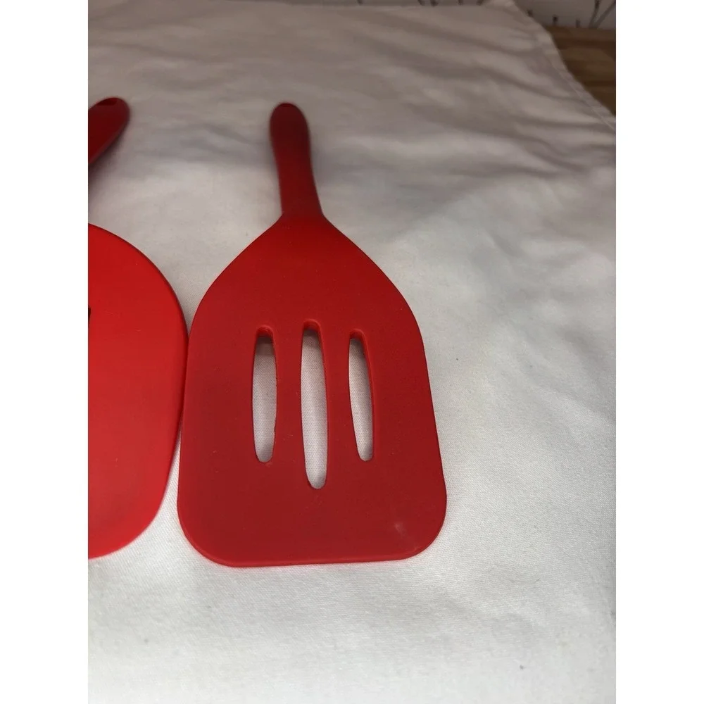 Red‎ Silicone Kitchen Utensils 3pcs KochBlume